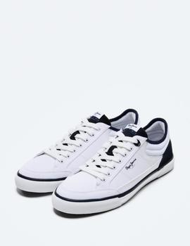 Zapatillas Pepe Jeans Kenton Sport Mesh blanco