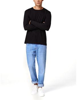 Camiseta Esprit manga larga negro