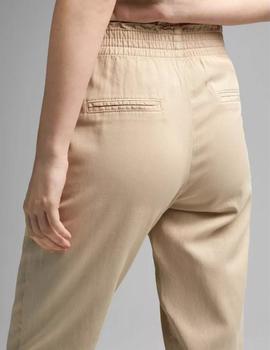 Pantalón Esprit paperbag beige