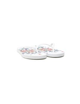 Sandalias Desigual Flop Butterfly blanco