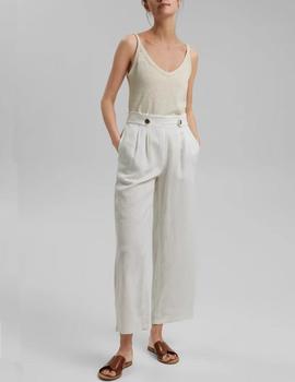 Pantalón Esprit culotte blanco