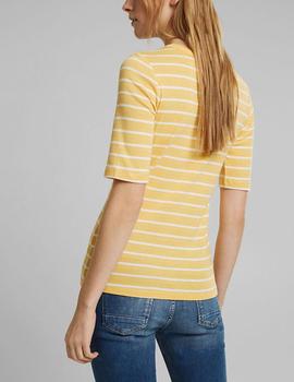Camiseta Esprit rayas amarillo