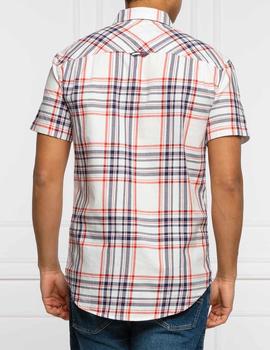 CAMISA TOMMY JEANS CUADROS BLANCO