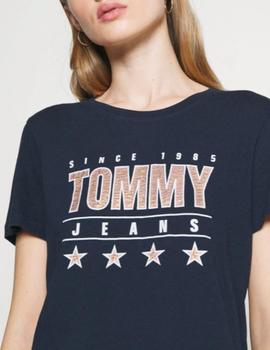 Camiseta Tommy Jeans logo azul