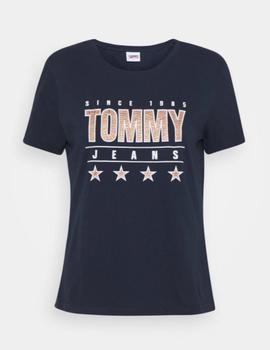 Camiseta Tommy Jeans logo azul