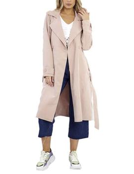 Gabardina Brave Soul rosa