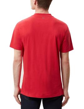 Camiseta Napapijri Sevora rojo