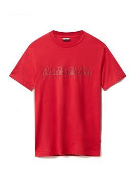 Camiseta Napapijri Sevora rojo