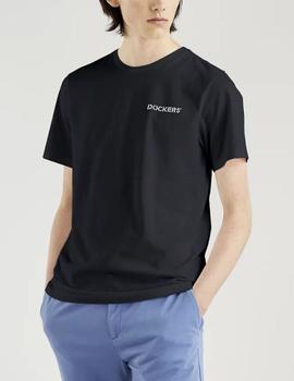 Camiseta Dockers logo negro