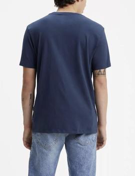 Camiseta Levis logo sport azul