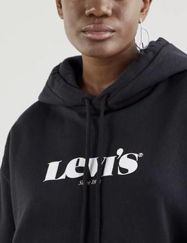 Sudadera Levis Graphic relaxed negro