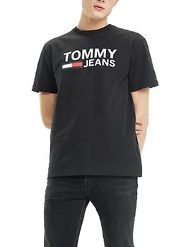 Camiseta Tommy Jeans Classics Logo negro