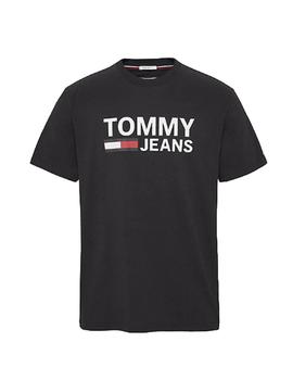 Camiseta Tommy Jeans Classics Logo negro