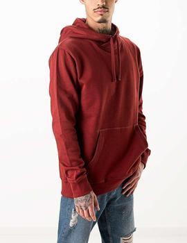 Sudadera Nômak canguro burgundy