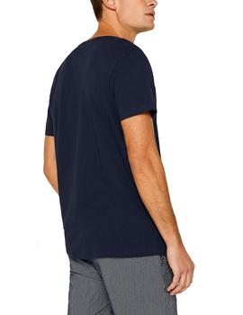 Camiseta Esprit estampada azul