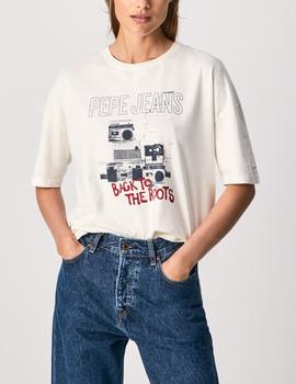 Camiseta Pepe Jeans Berti blanco