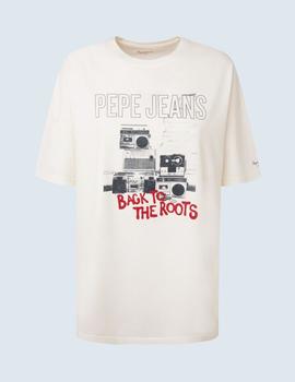 Camiseta Pepe Jeans Berti blanco