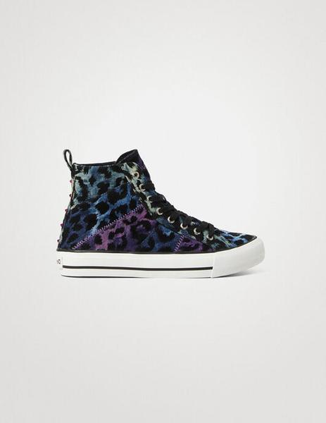 Zapatillas Desigual Beta Leopard azul