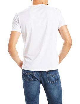 Pack 2 camisetas Levis slim blanco