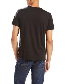 Pack 2 camisetas Levis slim negro