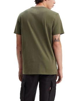 Camiseta Levis logo verde