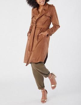 Gabardina Naf Naf camel