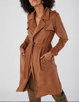 Gabardina Naf Naf camel