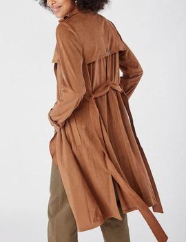Gabardina Naf Naf camel