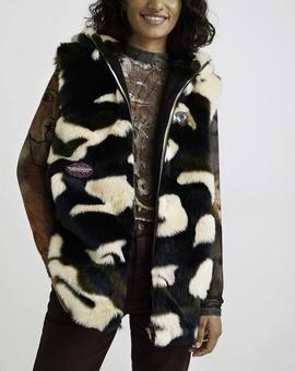 Chaleco Desigual Ju Khaki