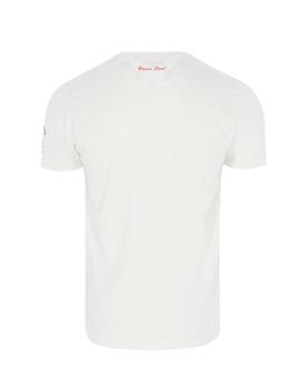 Camiseta Brave Soul calaveras blanco
