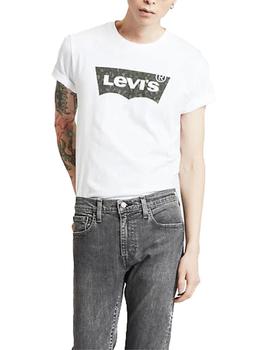 Camiseta Levis Housemark logo blanco