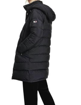 Abrigo Tommy Jeans acolchado negro