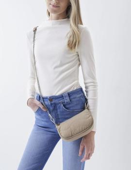 Bolso bandolera Salsa beige