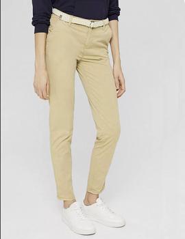 Pantalón Esprit chino beige