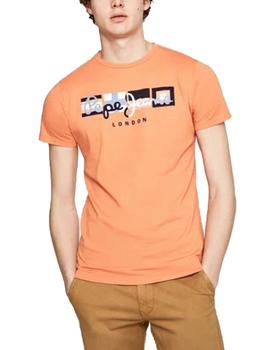 Camiseta Pepe Jeans Dean naranja