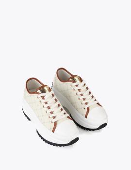 Zapatillas Lola Casademunt logo beige