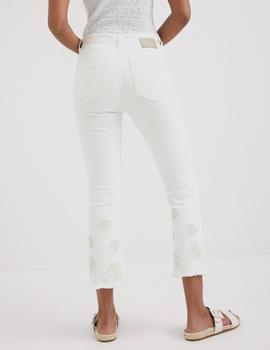 Pantalón vaquero Desigual Gala blanco