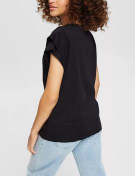 Camiseta Esprit capas negro