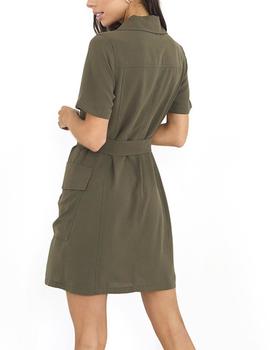 Vestido Brave Soul khaki