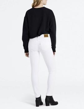 Pantalón vaquero Levis 721 High Rise Skinny blanco