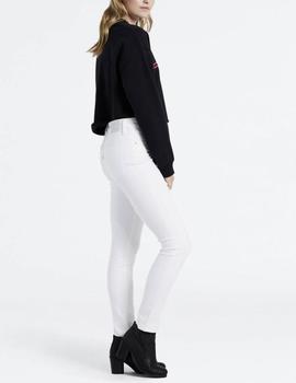 Pantalón vaquero Levis 721 High Rise Skinny blanco