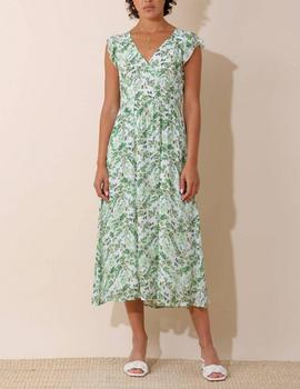 Vestido Indi&Cold estampado verde