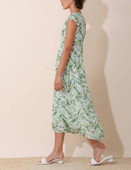 Vestido Indi&Cold estampado verde