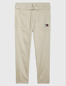 Pantalón Tommy Jeans Mom beige