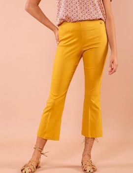 Pantalón Mimi Mua cropped ocre