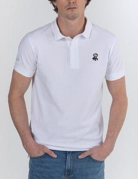 Polo El Pulpo logo blanco