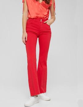 Pantalón vaquero Esprit bootcut rojo