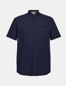 Camisa Esprit cuello mao marino