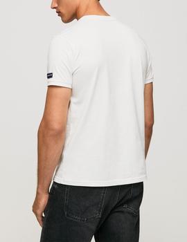 Camiseta Pepe Jeans Sagan blanco