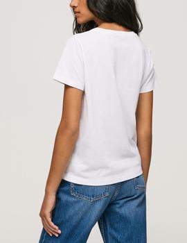 Camiseta Pepe Jeans Tara blanco